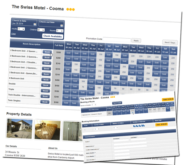 Book Accommodation Online and Save at The Swiss Motel - Cooma NSW